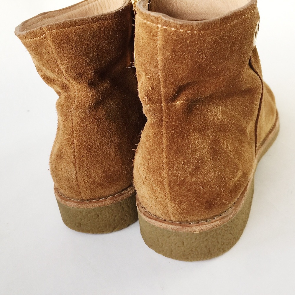 Kate Spade Bellamy Suede Ankle Boot Tobacco 7.5 - Picture 5 of 6